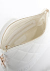 Valentino Handbags Ada Quilted Cosmetics Bag, Bianco