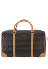 Valentino Handbags Liuto Logo Duffle Bag, Brown