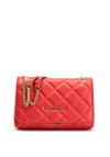 Valentino By Mario Ocarina Quilted Crossbody Bag, Red