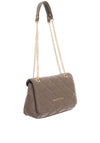 Valentino Handbags Ocarina Quilted Crossover Bag, Taupe