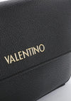 Valentino Handbags Alexia Small Fold Over Crossbody Bag, Nero