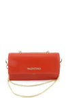 Valentino Sand Flap Over Satchel, Rosso