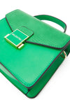Valentino Handbags Carrie Mini Crossbody Bag, Reptile Verde