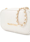 Valentino Handbags Relax Crossbody Camera Bag, BIanco