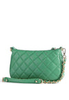 Valentino Handbags Ocarina Quilted Double Pouch Crossbody Bag, Verde