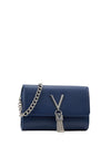 Valentino Handbags Divina Box Flap Over Mini Bag, Navy