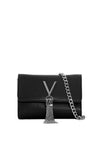 Valentino Handbags Divina Box Flap Over Bag, Black