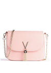 Valentino By Mario Divina Flap Over Shoulder Bag, Peony Pink