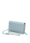 Valentino Handbags Cognac Small Crossbody Clutch Bag, Duck Egg Blue