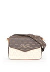 Valentino Handbags Lita Logo Print Crossbody Bag, Brown