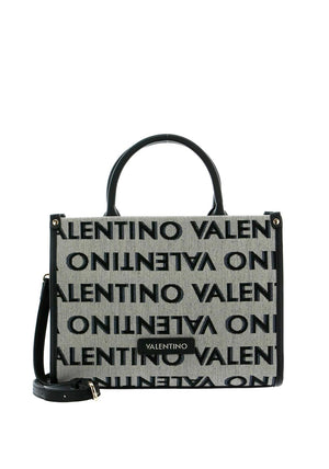 Valentino Handbags August Small Tote, Nero