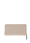 Valentino Handbags Arepa Zip Around Wallet, Ecru