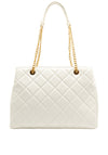 Valentino Handbags Ada Quilted Shopper Bag, White