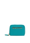 Valentino Handbags Divina Small Zip Around Wallet, Aquamarina