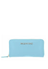Valentino By Mario Divina Zip Around Purse, Pale Blue