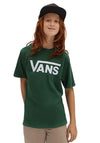 VANS Boys Classic Logo T-Shirt, Eden