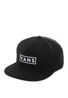 Vans Easy Box Snapback Hat, Black