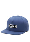 Vans Easy Box Snapback Hat, True Navy