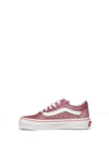 Vans Girls Old Skool Glitter Trainers, Pink