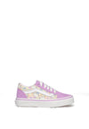 Vans Girls Old Skool Mythical Glow Trainers, Lilac
