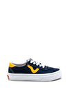 Vans Kids Off the Wall Trainers, Navy & Amber