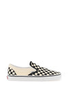 Vans Classic Checkerboard Slip on Trainer, Black & White