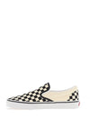 Vans Classic Checkerboard Slip on Trainer, Black & White