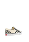 Vans Classic Checkerboard Slip on Trainer, Black & White
