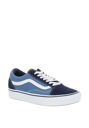 Vans Canvas Comfy Cush Old Skool Trainers, Blue