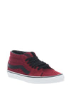 Vans Mens Sk8 Mid Trainers, Red