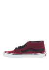 Vans Mens Sk8 Mid Trainers, Red