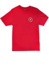 VANS Kids Classic Custom Short Sleeve T-Shirt, True Red