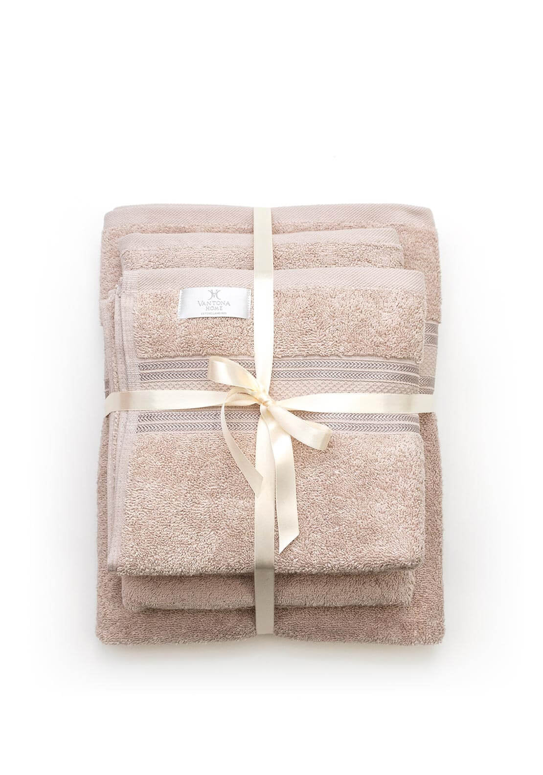 Vantona Home Cotton 550 GSM Towel Bundle, Stone