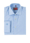 One Varones Boys Plain Cotton Shirt, Blue