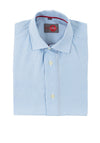 One Varones Boys Stripe Cotton Shirt, Blue