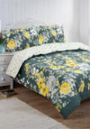 Vantona Home Classic Alma Floral Duvet & Pillowcase Set, Green