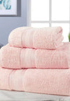Vantona Home Cotton 550 GSM Towel Bundle, Blush Pink