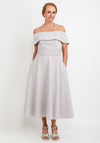 Veni Infantino Off The shoulder Maxi Dress, Taupe