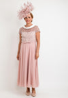 Veni Infantino Lattice Bodice Maxi Dress, Dusty Rose