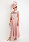 Veni Infantino Lattice Bodice Maxi Dress, Dusty Rose