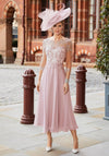 Veni Infantino Embellished Bodice Chiffon Skirt Dress, Dusty Rose
