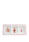 Verano Christmas Plate, Red