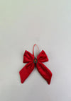 Verano Christmas Hanging Bow Decoration, Red