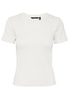 Vero Moda Ezra Short Sleeve Top, Snow White