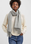 Vero Moda Jenga Long Scarf, Light Grey