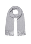 Vero Moda Jenga Long Scarf, Light Grey