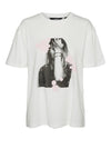 Vero Moda Splatter Graphic T-Shirt, Pink