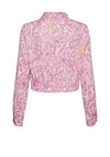Vero Moda Macy Cropped Shirt, Pink Multi