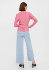 Vero Moda Doffy Soft Knit Jumper, Hot Pink