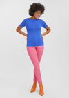 Vero Moda Panda Boat Neck T-Shirt, Dazzling Blue